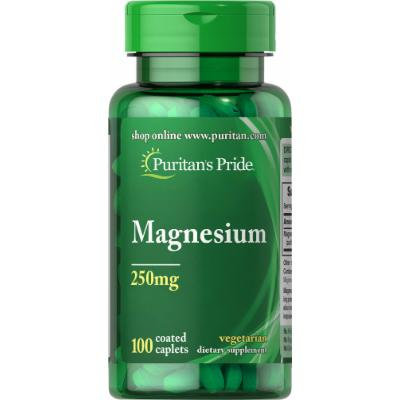 Puritan's Pride Magnesium 250 mg-100 Caplets