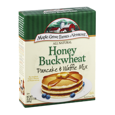Maple Grove Farms of Vermont Pancake & Waffle Mix Honey Buckwheat
