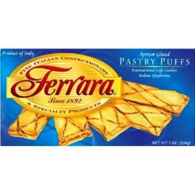 Ferrara Pastry Puffs, Apricot, 7-Ounce Boxes (Pack of 6)
