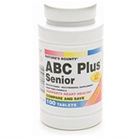 Abc Plus Vitamins Nature's Bounty ABC Plus Senior Tablets 100ct, 100 ea