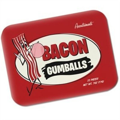 Accoutrements Bacon Gumballs 22 Pieces Novelty Product Gag Gifts Meat Breakfast