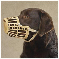 Guardian Gear Basket Dog Muzzle XS Beige