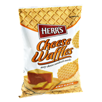 Herr's® Cheese Waffles Cheddar Sandwich Snacks