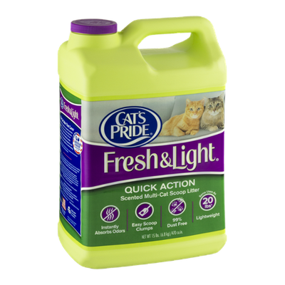 Cat's Pride Fresh & Light Quick Action Scented Multi-Cat Scoop Litter