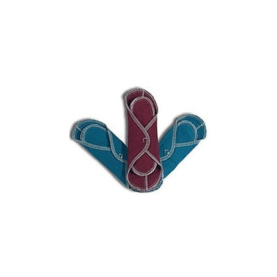 Glad Rags Reusable Menstrual Pads - Daytime/Off-White,Teal, 3 ea