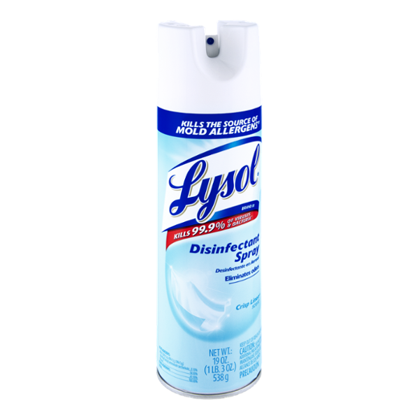 Lysol Crisp Linen Scent Disinfectant Spray