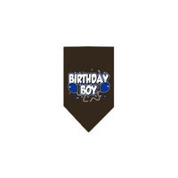 Ahi Birthday Boy Screen Print Bandana Cocoa Large