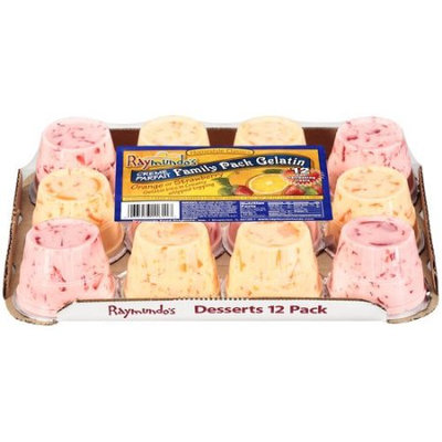 Raymundo Food Products Raymundo's Homestyle Classics Orange Strawberry Gelatin Creme Parfait, 3.5 oz, 12ct