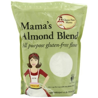 Gluten Free Mama, Mama's Almond Blend Flour, All Purpose Flour, 4 Pound Pouch (Pack of 2)