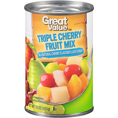Great Value: Triple Cherry Fruit Mix, 15 Oz