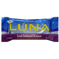 Luna Iced Oatmeal Raisin Nutrition Bar