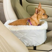 Snoozer Console Pet Car Seat Cream Fur