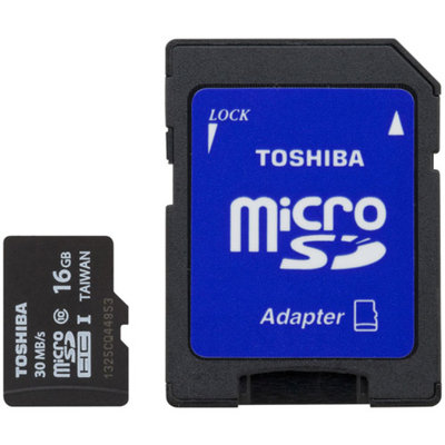 Toshiba Retail Hard Drives Toshiba 16GB Class 10 microSD Card