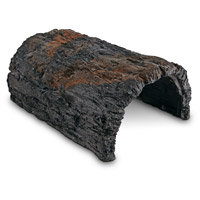 Conceptual Creations Large Bark Log Reptile Hideaway, 9 L X 6 W X 4 H