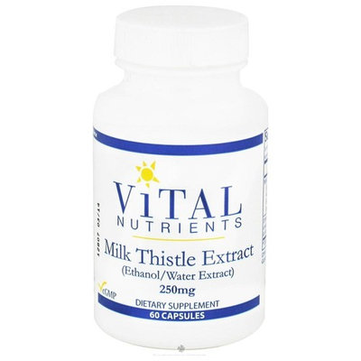 Vital Nutrients, Milk Thistle 80% 250 mg 60 Capsules