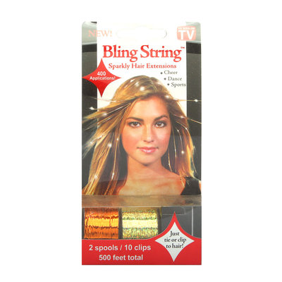 Mia Bling String - Hologram Orange and Gold
