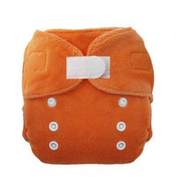Thirsties Duo Fab Fitted Cloth Diapers, Mango, Size Two (18-40 lbs)