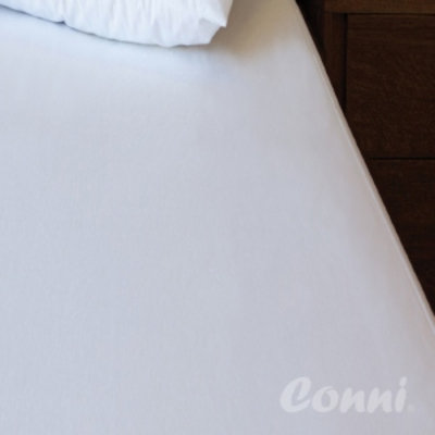 Conni Micro-Plush Fitted Sheets, White, Queen, 1 ea