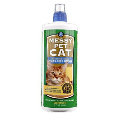 MESSY PET CAT Stain and Odor Remover, 32-Ounce