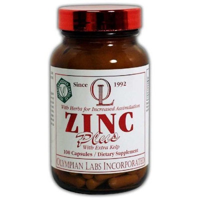 Olympian Labs Zinc Plus, 30mg 100 Capsules (Pack of 2)