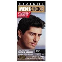 Clairol Men's Choice #M44 Black Shampoo Hair Colors (Pack of 4)