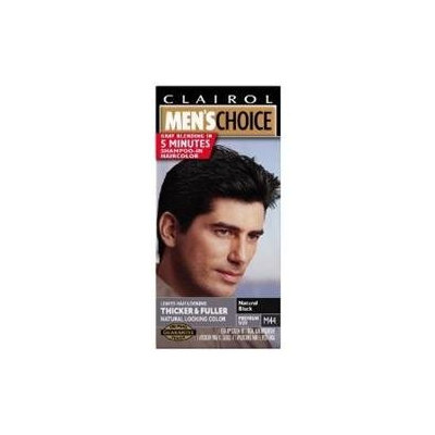 Clairol Men's Choice #M44 Black Shampoo Hair Colors (Pack of 4)