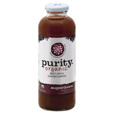 Purity Organic Superjuice Beet Apple Ginger Lemon 14 fl oz