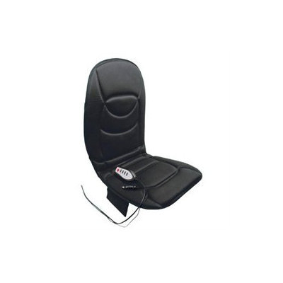 RoadPro RP1368HM 12Volt 5 Motor Heated and Massaging SeatBack Cushion Black