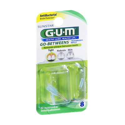 GUM Go-Betweens Proxabrush Refills - 8 CT