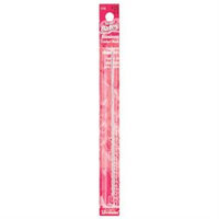 Susan Bates 12106-E 4 Silvalume Aluminum Crochet Hook 5-1-2 in-Size E 4 -Salmon