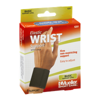 Mueller Sport Care Basic Support Elastic Wrist Support Level with Loop