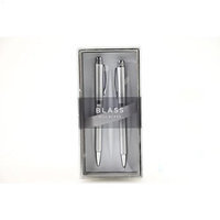 Bill Blass Heron BB0241-1 Pen and Pencil in Satin Chrome