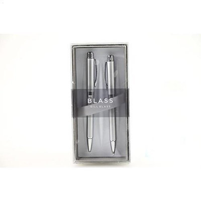 Bill Blass Heron BB0241-1 Pen and Pencil in Satin Chrome