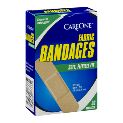 CareOne Fabric Bandages - 30 CT