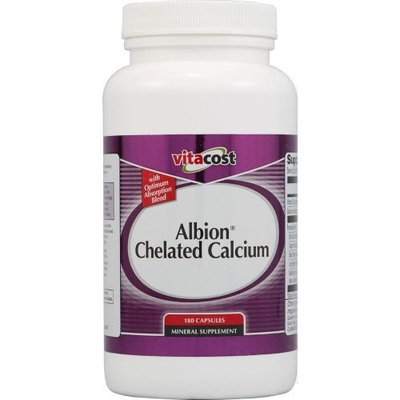 Vitacost Brand Vitacost Albion Chelated Calcium -- 180 Capsules