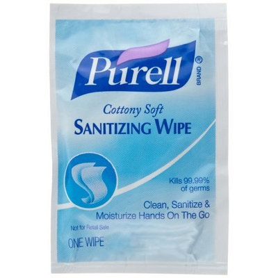 PURELL 9026-1M Cottony Soft Sanitizing Wipes (Pack of 1000)