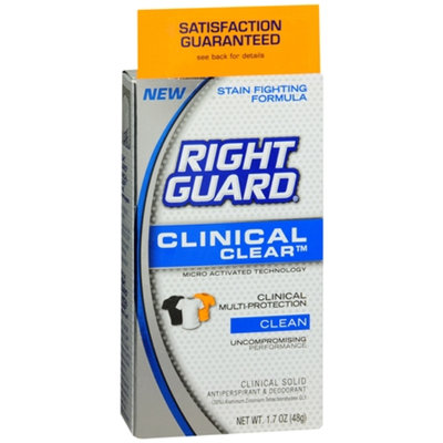 Right Guard Clinical Antiperspirant & Deodorant Solid Clean