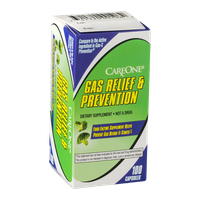 CareOne Gas Relief & Prevention Dietary Supplement - 100 CT