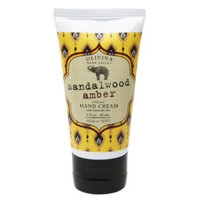Olivina Hand Creme, Sandalwood Amber, 2 fl oz