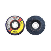 CGW Abrasives Flap Discs, Z3 -100pct Zirconia, Regular - 4x3/8-24 t29 z3 reg 80 grit flap disc