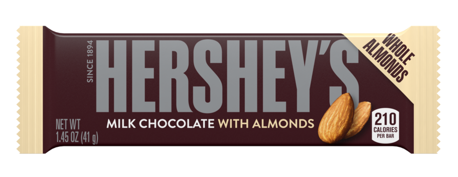 Hershey's Milk Chocolate Bar With Almonds