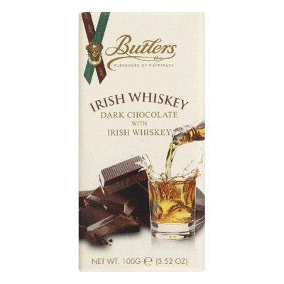 Butlers 3.5 oz. Irish Whiskey Dark Chocolate Bar - Case Of 10