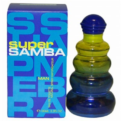 Samba Super Eau de Toilette Natural Spray for Men, 3.3 fl oz