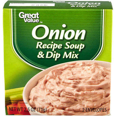 Great Value: Onion Recipe Soup & Dip Mix, 2.5 Oz