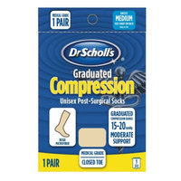 Dr. Scholl's Moderate Graduated Compression Post-Surgical Sock Medium