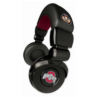 iHip NCAA Ohio State Buckeyes Pro DJ Headphones with Microphone