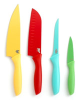 Martha Stewart Collection Color Coded Cutlery, Set of 4