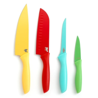 Martha Stewart Collection Color Coded Cutlery, Set of 4