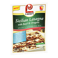 Lawry's Sicilian Lasagna with Basil & Oregano Spices & Seasonings Mix