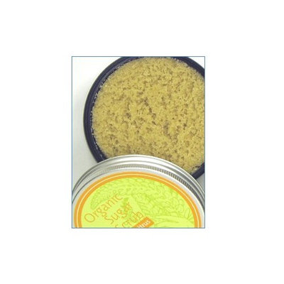 Lusa Organics Citrus Organic Sugar Scrub - All Natural Sugar Scrub and Exfoliant with Certified Organic Ingredients - Moisturizes and Polishes Skin - 4 ounces